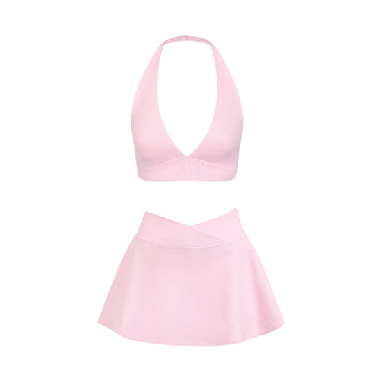 Shockproof High Elastic Brushed Fitness Tennis Skirt