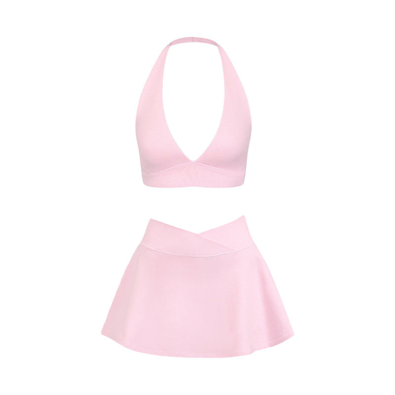 Shockproof High Elastic Brushed Fitness Tennis Skirt