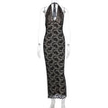 Women's Sleeveless Slit Sexy Sheath Dress