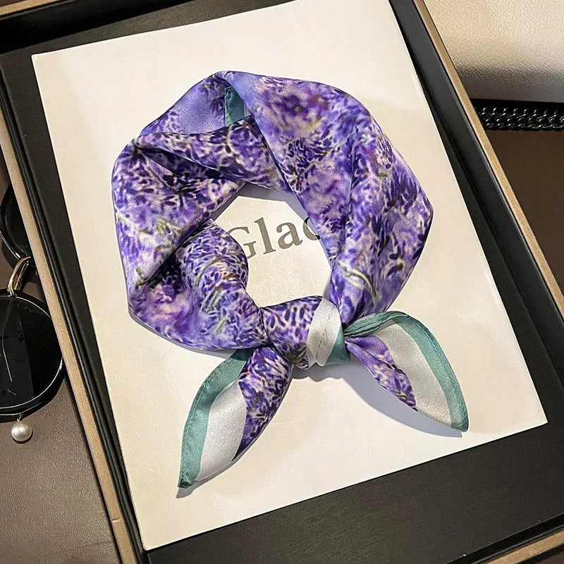 Fashion Lady Sunflower Vintage Scarf - DanaFashionstore