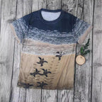 Women's 3D Printed Short Sleeve Wish - DanaFashionstore