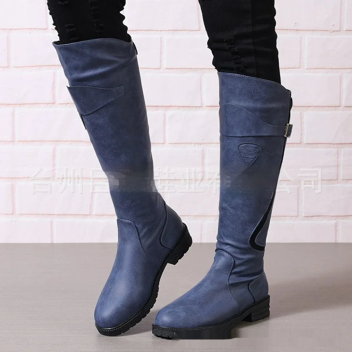 Women's mid-tube rider boots - DanaFashionstore