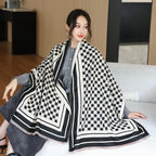 Female Versatile Fashion Thickened Warm Cashmere Scarf - DanaFashionstore