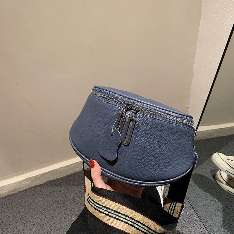 Genuine Leather Small Bag Women's Cowhide Simple Crossbody Bag - Dana Fashion