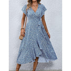 Fashion Floral Short Sleeve Dress Women 2026 - Summer Casual Dress - DanaFashionstore