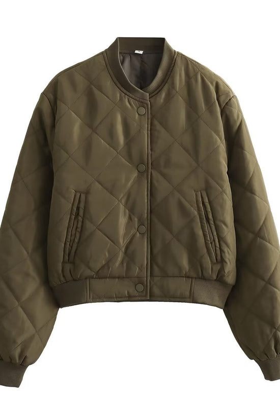 Autumn And Winter Ladies New Comfort And Casual Short Cotton Jacket Jacket Coat