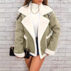 Fashion Polo Collar Plush Jacket 2026 - Winter Warm Casual Jacket - DanaFashionstore