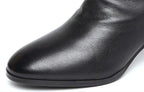 Autumn And Winter Women's Pointed Thick Heel And Fleece Martin Boots - DanaFashionstore