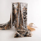 Leopard Print Artificial Cashmere Scarf Women's Warm Scarf Winter - DanaFashionstore