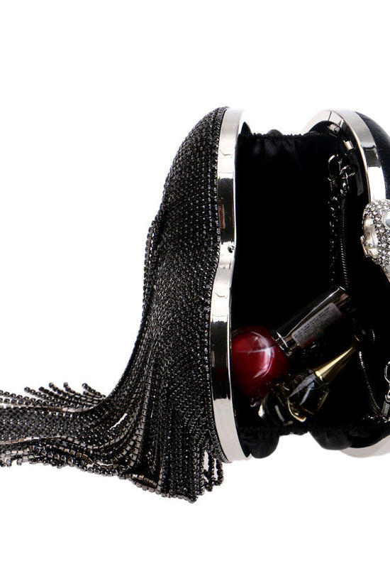 Female Pure Color All-matching Tassel Dinner Bag Dana Fashion