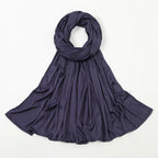 Women's Knitted Thread Cotton Striped Solid Color Scarf - DanaFashionstore