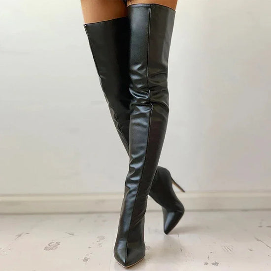 Personality Below The Knee Plus Size Women's Boots - DanaFashionstore