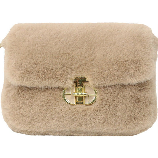 Female Autumnwinter Bag Plush Crossbody Bag $43.96 Dana Fashion Color: Black Women's Bags Product information: Applicable scenarios: Daily matching Color: khaki, brown, black, pink, purple, white, blue Material: Plush Style: Urban Simplicity Packing list: