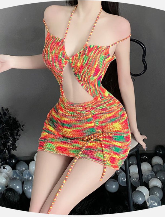 Female Backless Sweater Pajamas Skirts $44.36 Dana Fashion Color: Picture Color Size: Free Size Women's clothing Product information: Fabric name: Polyester Color: Picture color Main fabric composition: Polyester Fiber (polyester) Size: free size Applicab