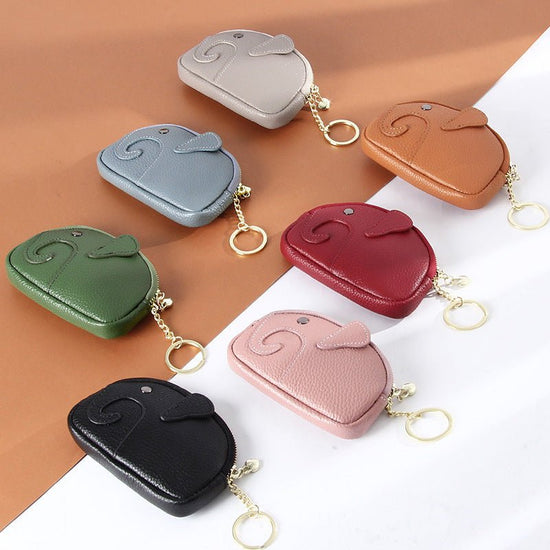 Female Creative Keychain Cartoon Elephant Wallet $23.47 Dana Fashion Color: Antique Silver Women's Bags Product information: Pattern: solid color Lining texture: Polyester Applicable scenario: Daily matching Color: yellow, wine red, green, black, pink, gr