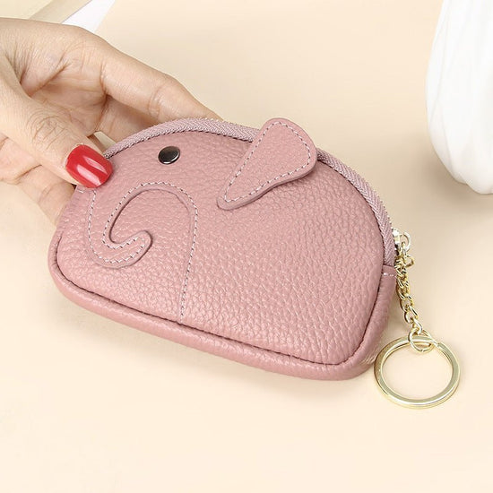 Female Creative Keychain Cartoon Elephant Wallet $23.47 Dana Fashion Color: Pink Women's Bags Product information: Pattern: solid color Lining texture: Polyester Applicable scenario: Daily matching Color: yellow, wine red, green, black, pink, gray, light