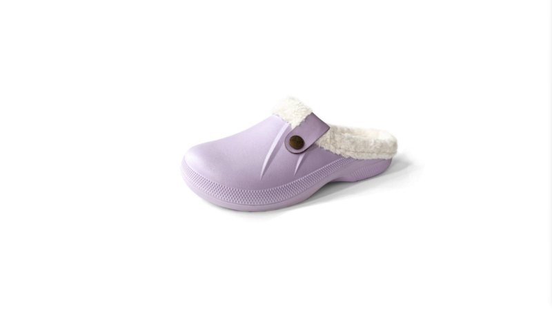Female Plus Size Fleece-lined Home Cotton Slippers $31.17 Dana Fashion Color: Violet Size: 35/36 Women's shoes Product information: Inner material: artificial wool Color: black, gray, green, purple Heel height: 3 Size: 35/36,37/38,39/40,40/41,42/43,44/45