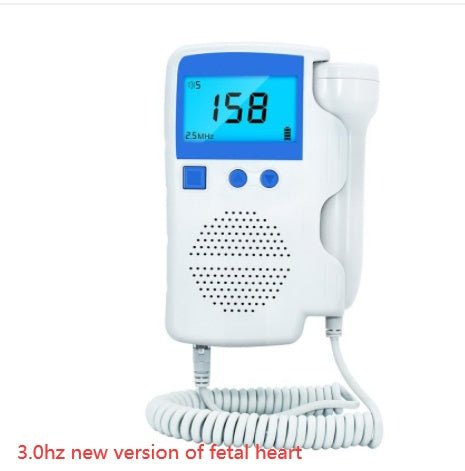 Fetal Heart Rate Monitor Home Pregnancy Baby Fetal Sound Heart Rate Detector $83.29 Dana Fashion style: Blue 3.0hz fetal favorite Baby & Mother Overview: 1）2.5 Mhz Waterproof probe High sensitivity of the probe, 12~16weeks can hear fetal heartbeat . 2）LCD