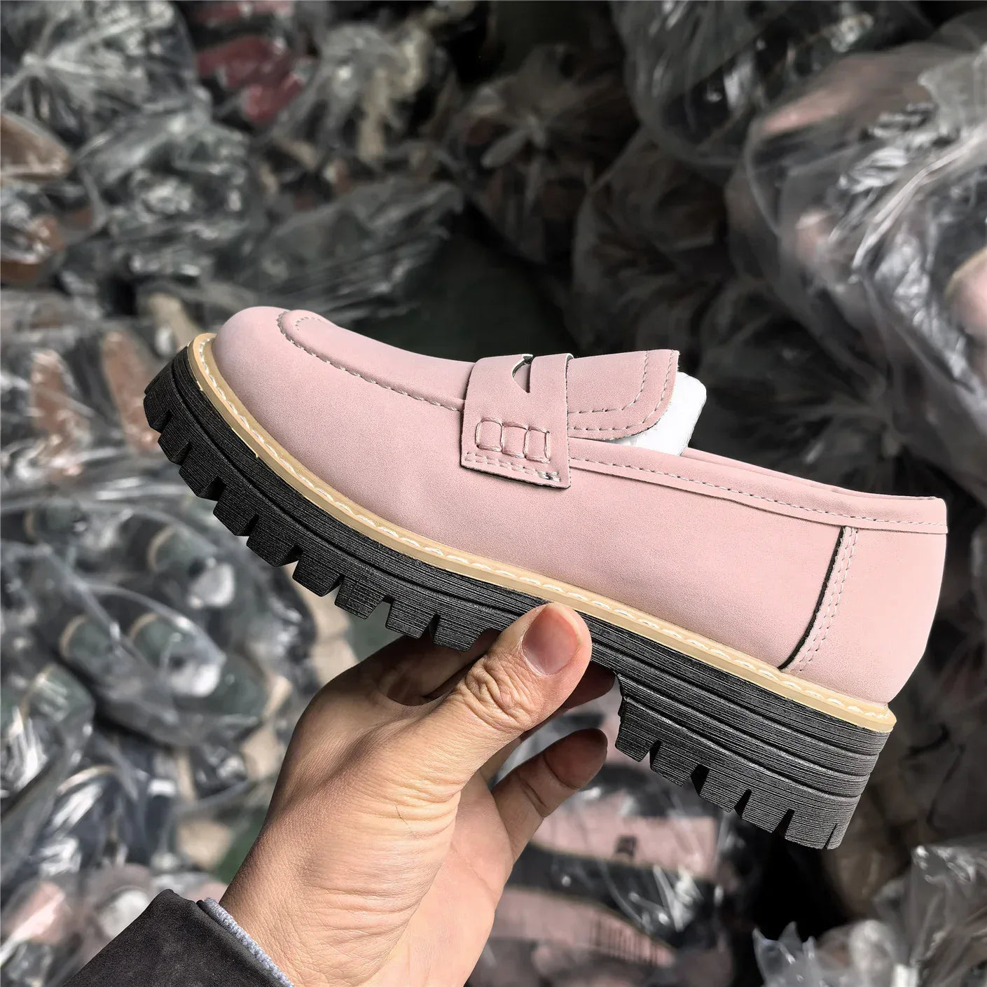 Leather Plus Size Casual Women's Shoes - DanaFashionstore