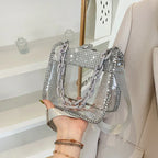 Transparent Chain Women's Portable PVC Shoulder Bag - DanaFashionstore