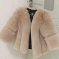 Fox fur short coat