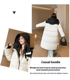 Thick Fashion Overknee Long Down Cotton Jacket Coat