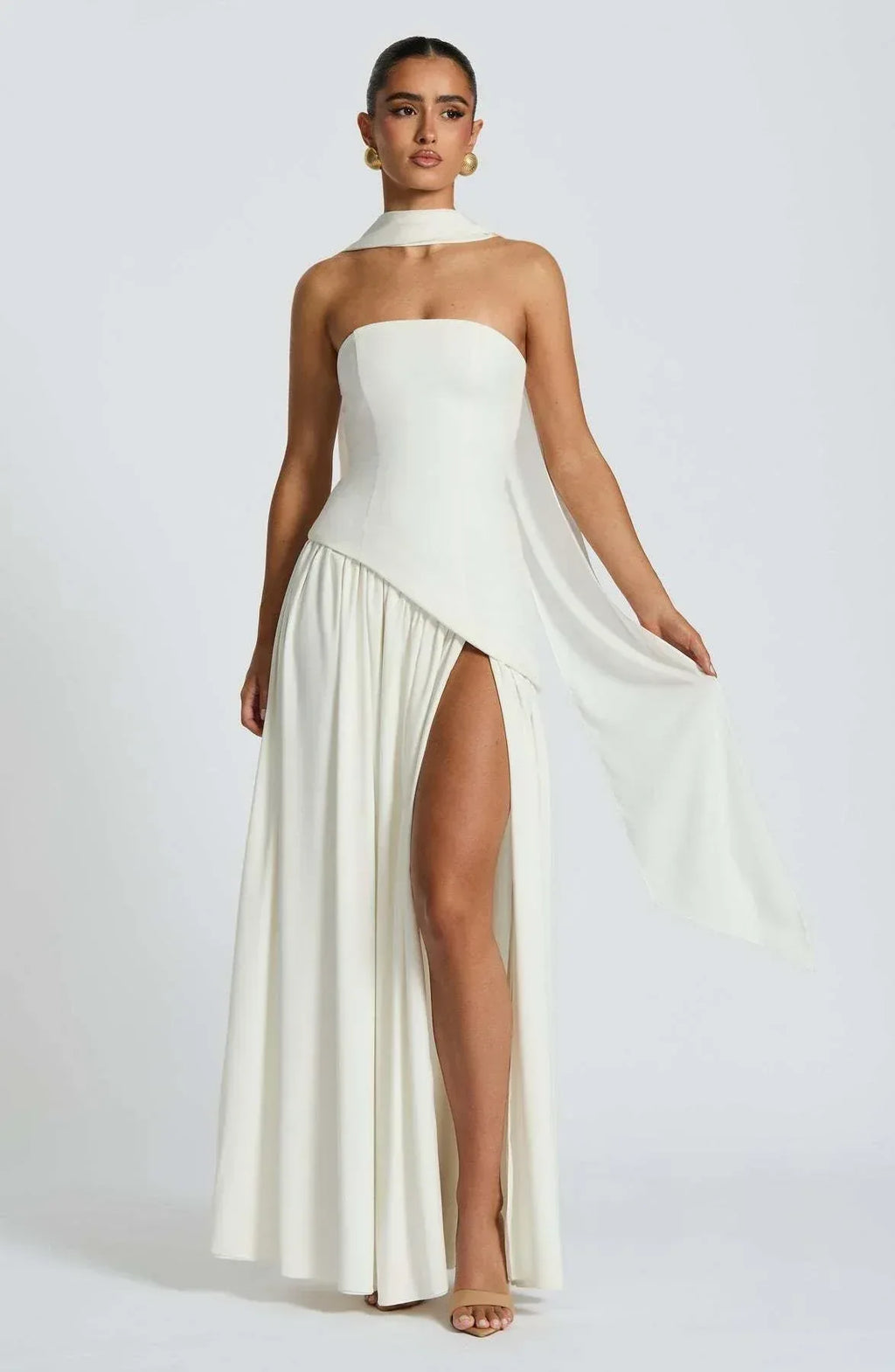 Color Matching Tube Top Dress 2026 - Sexy Off-Shoulder Summer Dress - DanaFashionstore