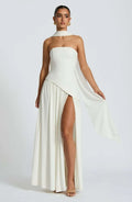 Color Matching Tube Top Dress 2026 - Sexy Off-Shoulder Summer Dress - DanaFashionstore