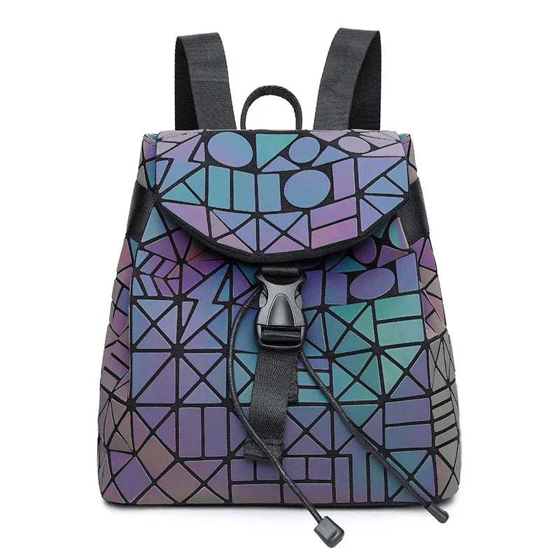 New Colorful Ladies Geometric Diamond Backpack - DanaFashionstore