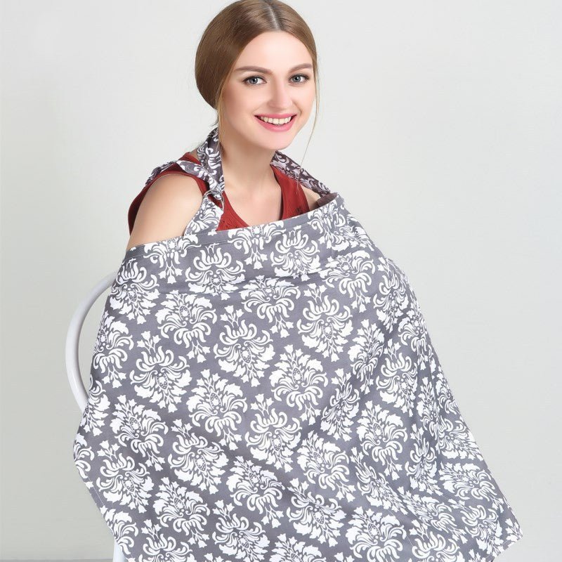 Fibre gauze cover towel breastfeeding towel $17.96 Dana Fashion style: L Baby & Mother Product Category: Sling/Vest Style: Europe and America Thickness: Thin section Pattern: printing Suitable for season: spring, autumn, summer Collar type: No collar Slee