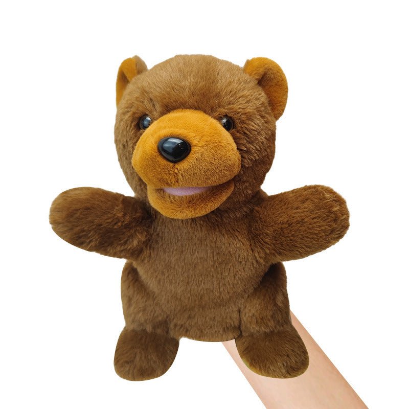 Finger Puppet Plush Toys Parent-child Interaction $20.03 Dana Fashion Color: Bear high: 25cm Toys & Hobbies Product information: Color: lion, giraffe, elephant, leopard, monkey, tiger, lesser panda, fox, wolf, hippo, bear, raccoon, koala, orangutan, zebra