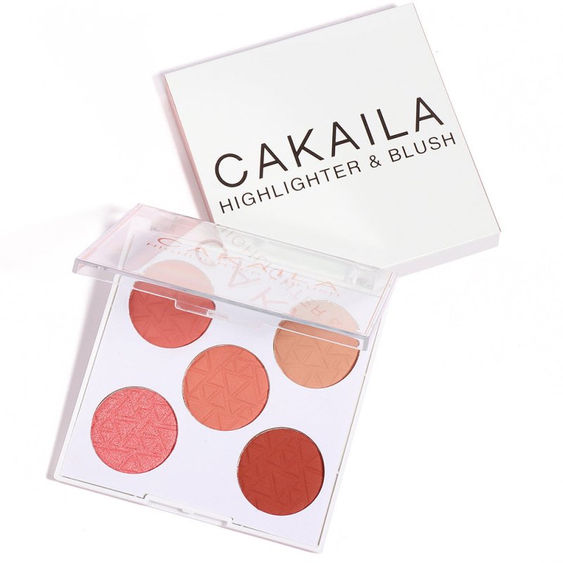 Five-color Matte Pearl Rouge Blush Palette $22.38 Dana Fashion Color: Multicolor makeup Produc t information: Color: Multicolor Net content: 12G Benefits:Fine powder, Long-lasting,waterproof and anti-smudge. Size Information: Size: 11.5*11.5CM Packing lis