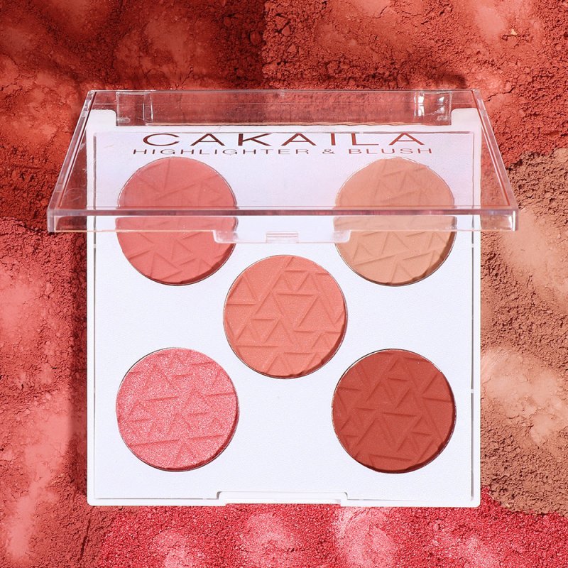 Five-color Matte Pearl Rouge Blush Palette $22.38 Dana Fashion Color: Multicolor makeup Produc t information: Color: Multicolor Net content: 12G Benefits:Fine powder, Long-lasting,waterproof and anti-smudge. Size Information: Size: 11.5*11.5CM Packing lis