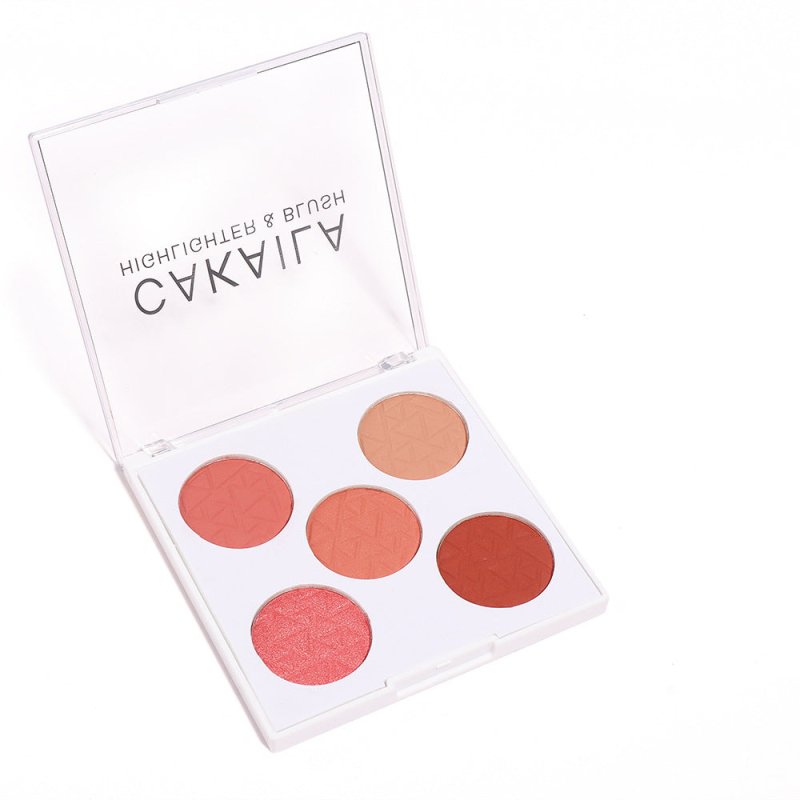 Five-color Matte Pearl Rouge Blush Palette $22.38 Dana Fashion Color: Multicolor makeup Produc t information: Color: Multicolor Net content: 12G Benefits:Fine powder, Long-lasting,waterproof and anti-smudge. Size Information: Size: 11.5*11.5CM Packing lis