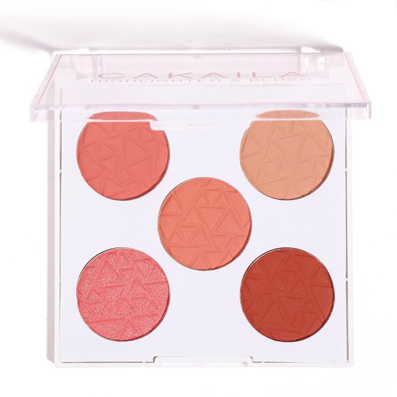 Five-color Matte Pearl Rouge Blush Palette $22.38 Dana Fashion Color: Multicolor makeup Produc t information: Color: Multicolor Net content: 12G Benefits:Fine powder, Long-lasting,waterproof and anti-smudge. Size Information: Size: 11.5*11.5CM Packing lis
