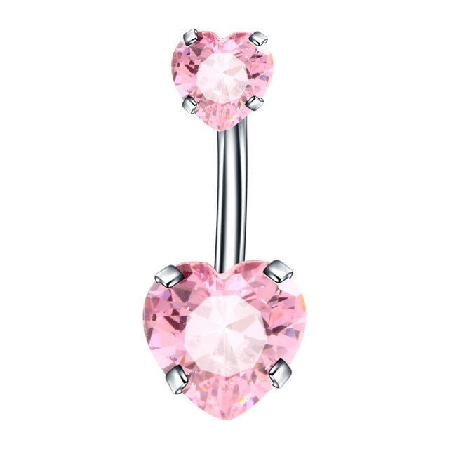 Five-piece Set Navel Stud European And American $9.50 Dana Fashion Color: Silver Pink Zirconium Women's Accessories Product information: Type: navel stud Treatment Process: zircon Material: Copper Purity: 9K Series: party Image: Sexy Style: Women's Shape: