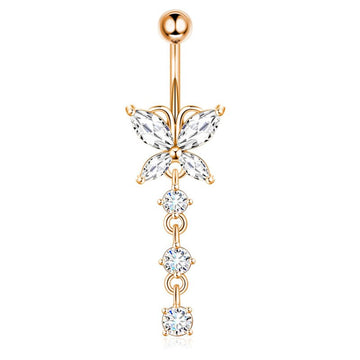 Butterfly Rose Gold