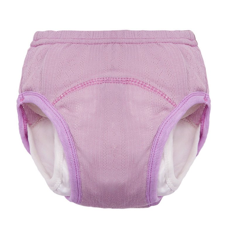 Flanking baby training pants $16.30 Dana Fashion Color: Purple Size: 100cm Baby Clothing Applicable gender: universal for children Main fabric composition: cotton Underwear category: learning pants Fabric name: chemical fiber blended SIZE WEIGHT 90CM 13KG
