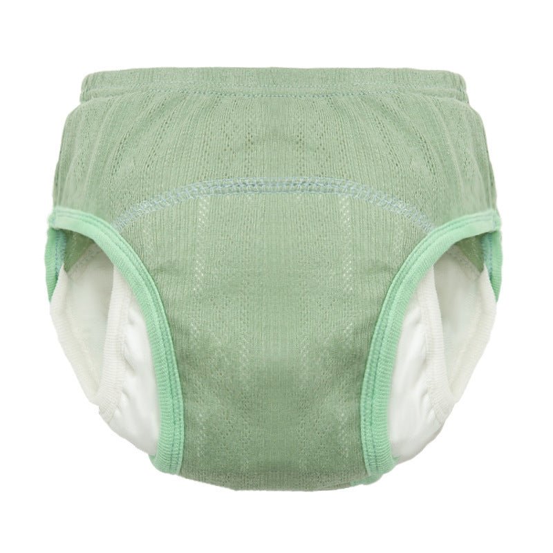 Flanking baby training pants $16.30 Dana Fashion Color: Green Size: 100cm Baby Clothing Applicable gender: universal for children Main fabric composition: cotton Underwear category: learning pants Fabric name: chemical fiber blended SIZE WEIGHT 90CM 13KG