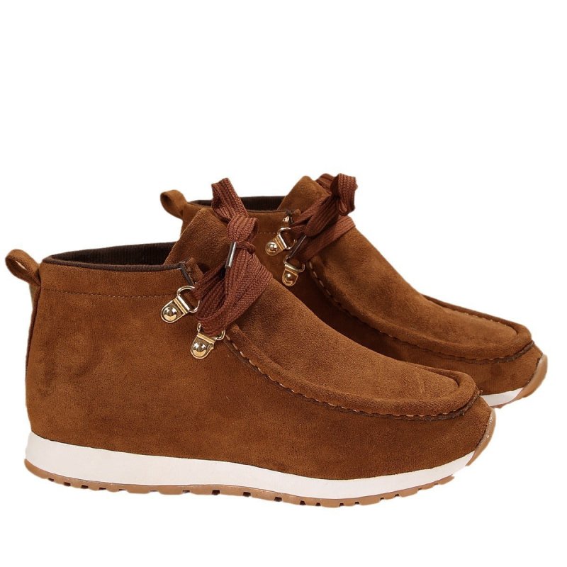 Flat Heel Cross-border Snow Boots Winter Cotton Shoes Fleece Lined Padded Warm Keeping $39.35 Dana Fashion Color: Brown Size: 35 Women's shoes Product information: Flat heel cross-border snow boots winter cotton shoes fleece lined padded warm keeping Colo