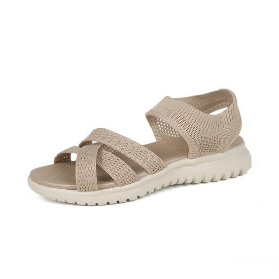 Flat Roman Casual Sandals Women's Comfortable Loose $44.89 Dana Fashion Color: Khaki Size: 36 Women's shoes Product information: Lining material: Mesh Color: white, black, khaki, Gray Upper height: low top Size: 36,37,38,39,40,41,42,43 Sole craft: viscose