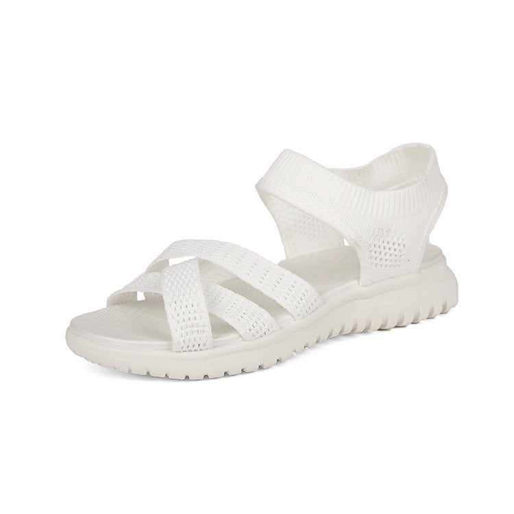 Flat Roman Casual Sandals Women's Comfortable Loose $44.89 Dana Fashion Color: White Size: 36 Women's shoes Product information: Lining material: Mesh Color: white, black, khaki, Gray Upper height: low top Size: 36,37,38,39,40,41,42,43 Sole craft: viscose