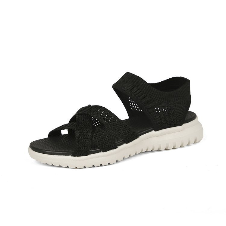 Flat Roman Casual Sandals Women's Comfortable Loose $44.89 Dana Fashion Color: Black Size: 36 Women's shoes Product information: Lining material: Mesh Color: white, black, khaki, Gray Upper height: low top Size: 36,37,38,39,40,41,42,43 Sole craft: viscose