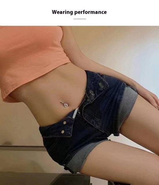 Flower Belly Ring Inlaid Zircon Water Drop Serpentine $9.50 Dana Fashion Color: Droplet Type Women's Accessories Product information: Type: Umbilical ring Treatment Process: inlaid zircon Color: flower style-pink, flower style-Lake Blue, flower style-AB,