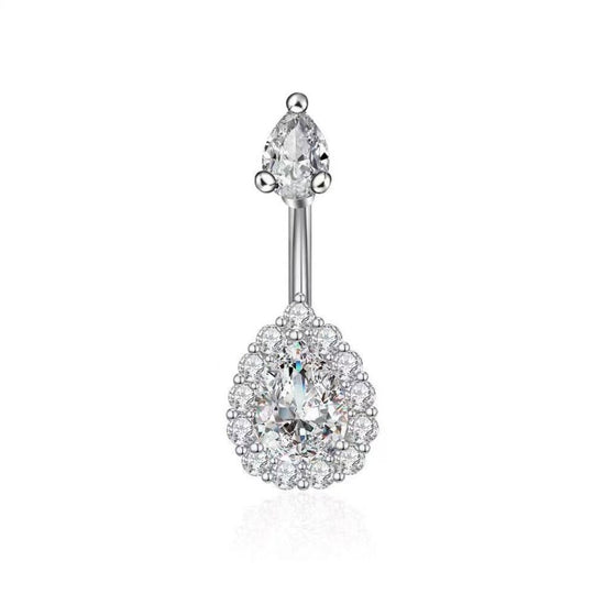 Flower Belly Ring Inlaid Zircon Water Drop Serpentine $9.50 Dana Fashion Color: Droplet Type Women's Accessories Product information: Type: Umbilical ring Treatment Process: inlaid zircon Color: flower style-pink, flower style-Lake Blue, flower style-AB,