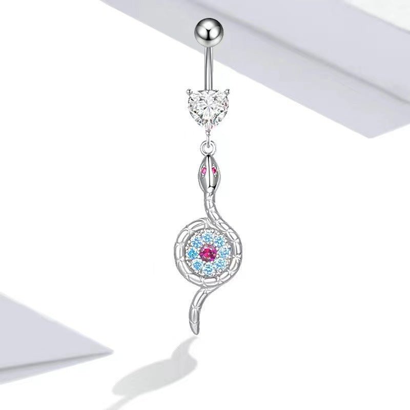 Flower Belly Ring Inlaid Zircon Water Drop Serpentine $9.50 Dana Fashion Color: Droplet Type Women's Accessories Product information: Type: Umbilical ring Treatment Process: inlaid zircon Color: flower style-pink, flower style-Lake Blue, flower style-AB,