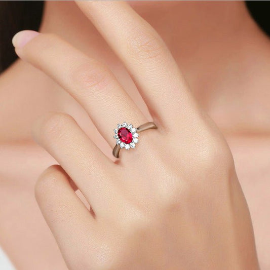 Flower Inlaid ZirconNatural Red Tourmaline Ring For Women $15.32 Dana Fashion Color: Rose Gold Plated White Copper Size: Adjustable Opening Women's Accessories Product information: Type: Ring, ring Color: (rose gold plated) white copper, (white gold plate