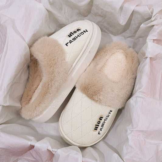 Foamed Rubber Bag Heel Women's Cotton Slippers $59.99 Dana Fashion Color: Beige Half covered Heel Size: 36 To 37 Women's shoes Product information: Pattern: solid color Size:36-37 [suitable for 35-36] 38-39 [suitable for 37-38]40-41 [suitable for 39-40] ↓