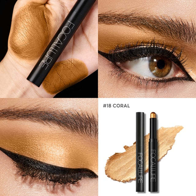 Focallure Eyeshadow Eyeliner Pencil In One $22.56 Dana Fashion Color: 18color makeup Color: 12 colors optional Efficacy: modification