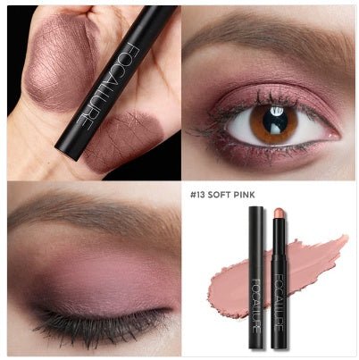 Focallure Eyeshadow Eyeliner Pencil In One $22.56 Dana Fashion Color: 13Color makeup Color: 12 colors optional Efficacy: modification